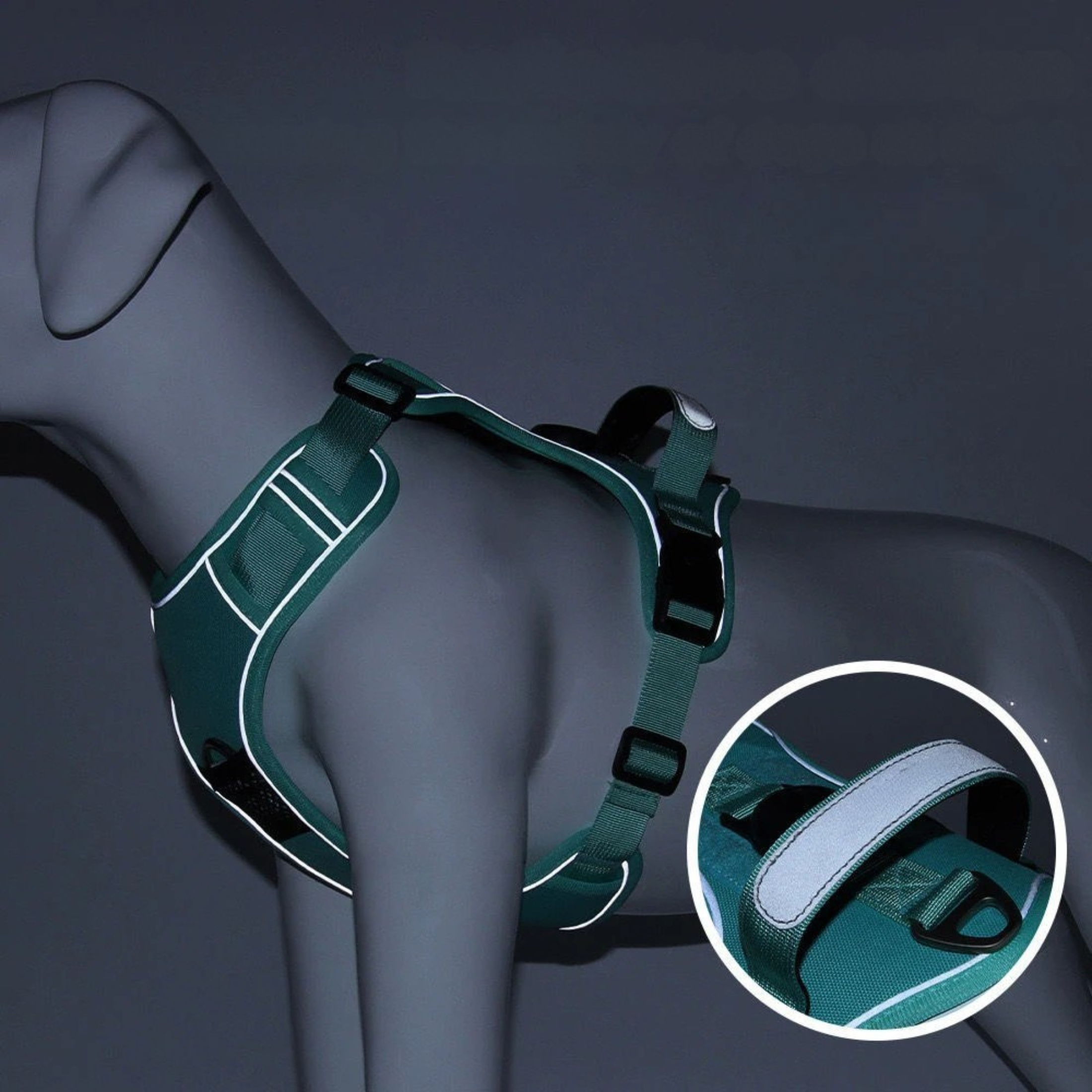 Reflective Harness with Airtag Holder